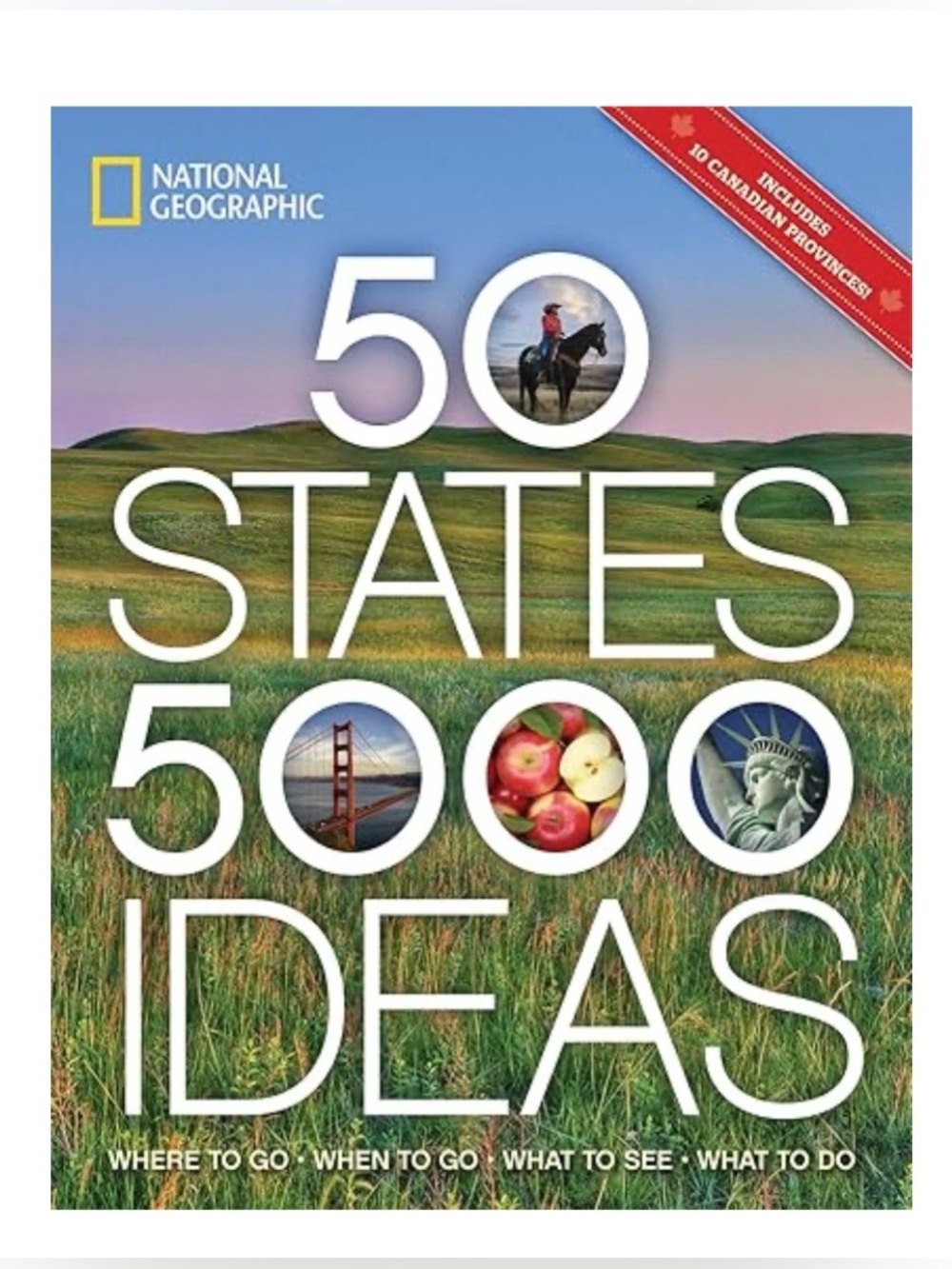 National Geographic 50 States 5000 Ideas Coffee Table Book